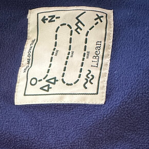 L.L. Bean Kids' Trail Model Rain Jacket, Blue (M/10-12) - Picture 7 of 8